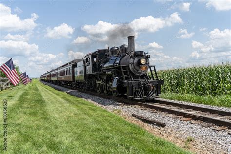 Strasburg, Pennsylvania – August 2023: Strasburg Steam Train rides ...