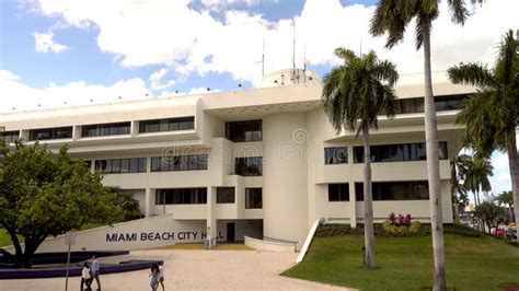 Miami Beach City Hall Building - MIAMI, USA APRIL 10, 2016 Editorial ...