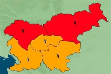 Rdeče vremensko opozorilo za naše kraje Kozjansko info