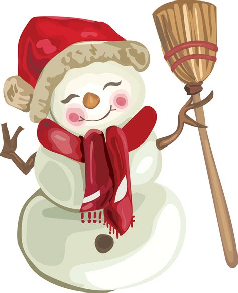 Christmas snowman illustration 33539610 PNG