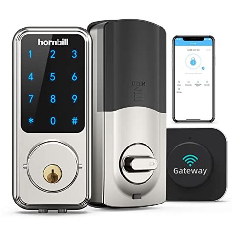 Hornbill Verrous De Porte Intelligents Wifi Clavier D Entr E Sans Cl