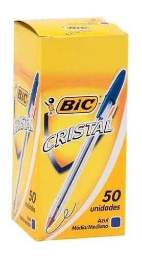 Lapicera Boligrafo Birome Bic Cristal Caja X 50 Un