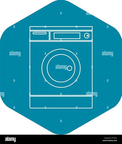 Washing Machine Icon Outline Style Stock Vector Image Art Alamy