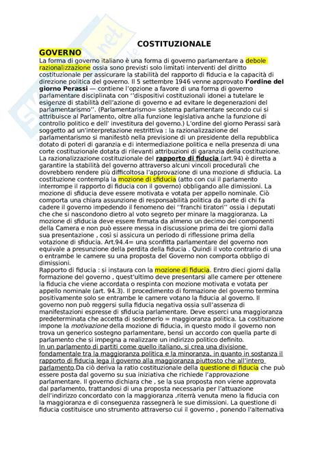 Riassunto Esame Diritto Costituzionale Prof Lamberti Armando Libro