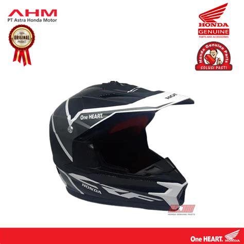 Jual Helm Honda CRF Grey Size L Shopee Indonesia