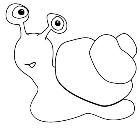 Dibujos De Caracol De Dibujos Animados Para Colorear Para Colorear