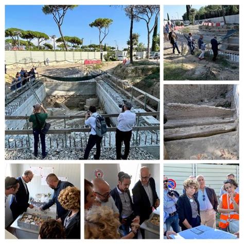 Lavori Pubblici Sopralluogo Al Cantiere Del Collettore ALTO FARNESINA