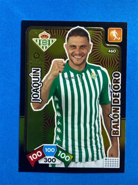 JOAQUIN REAL BETIS Panini Adrenalyn La Liga 2019 20 Balon De Oro 460