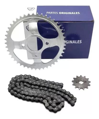 Kit Arrastre Sprocket Cadena Italika Orignal Dm150 2010 2019 Envío gratis