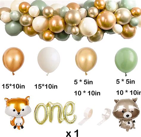 Heeton Woodland First Birthday Party Supplies Decorations Fox Balloon