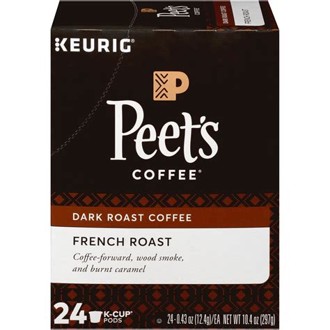 Peets Coffee® French Roast Dark Roast Coffee K Cup® Pods 24 Ct Box