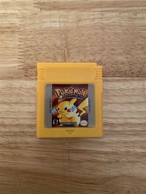 Pokemon Yellow Special Pikachu Edition Game Boy Nintendo GBC GBA