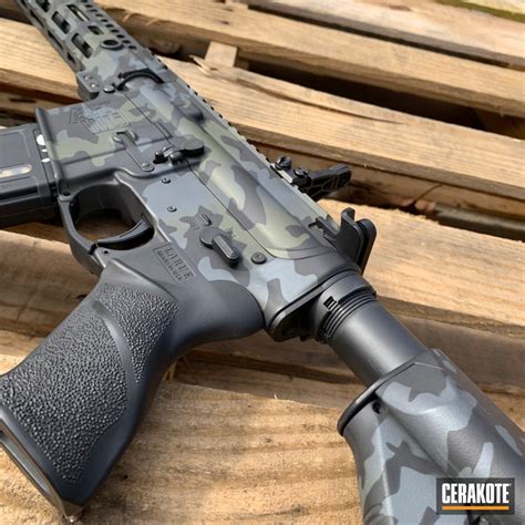 Ar 15 Done In A Cerakote Multicam Finish By Web User Cerakote