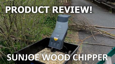 Product Review Sun Joe Wood Chipper Shredder Cj E Youtube