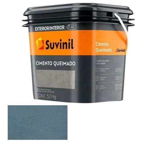 Cimento Queimado 5kg Suvinil Cimento para Construção Magazine Luiza