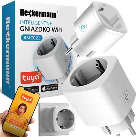 Inteligentne gniazdko WiFi z aplikacją Tuya Smart Heckermann RMC021