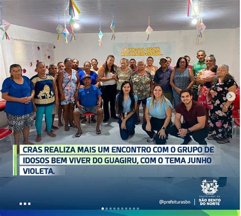 Prefeitura Municipal de São Bento do Norte CRAS REALIZA MAIS UM