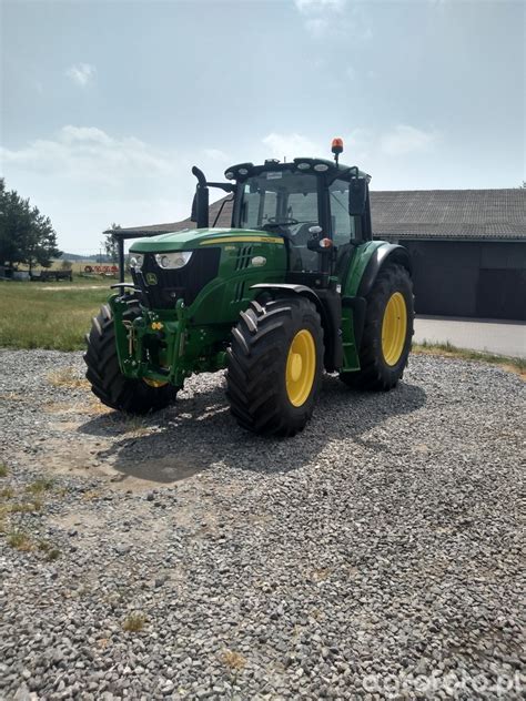 Fotografia ciągnik John Deere 6155M 810229 Galeria rolnicza agrofoto