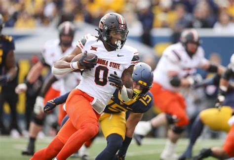 Ollie Gordon 4 Tds Oklahoma State Sink West Virginia Field Level