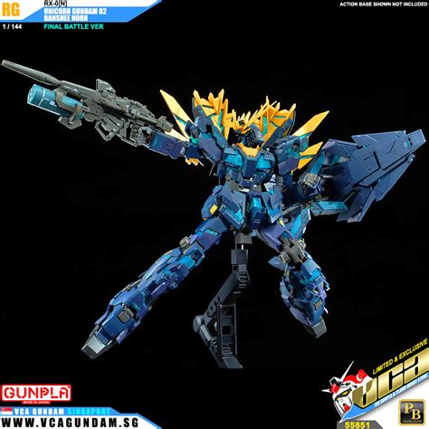 Gunpla® Rg Unicorn Gundam 02 Banshee Norn Final Battle Ver Vca