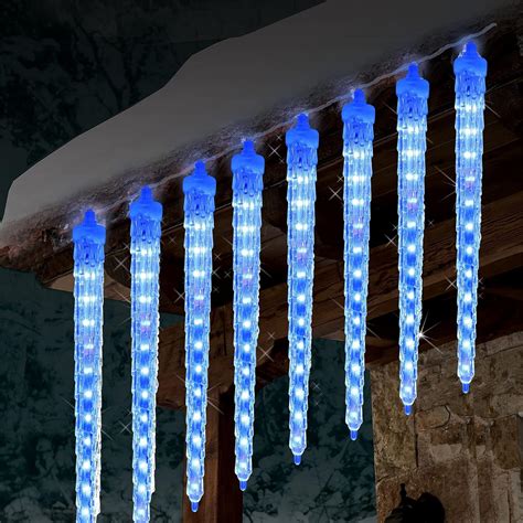 Waterglide Meteor Shower Lights Outdoor Icicle Christmas Lights