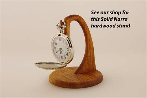 Pocket Watch Stand Holder Wood Watch Display Hanging Etsy