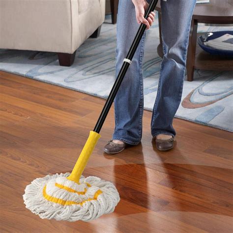 Self Wringing Twist Mop For Floor Cleaning Long Handled Microfiber