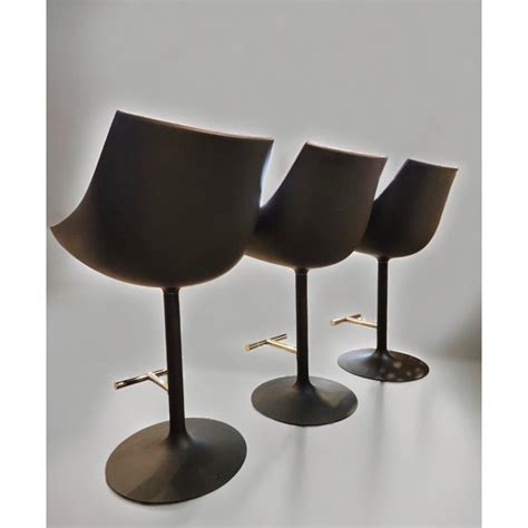 Cassina Passion Counter Stools By Philippe Starck Set Of 3 Chairish