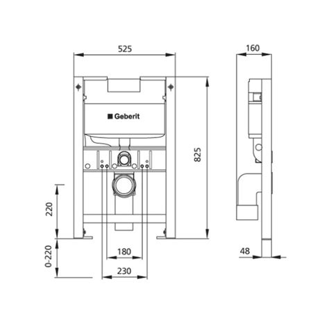 Burda Bs Montageelement Wc Mit Geberit Up Sp Lkasten Omega Cm