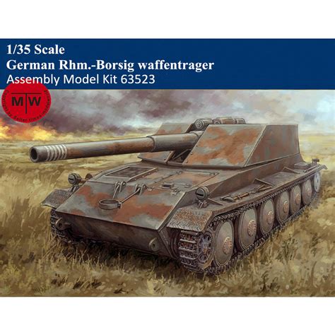 US 60 00 Trumpeter 63523 1 35 Scale German Rhm Borsig Waffentrager