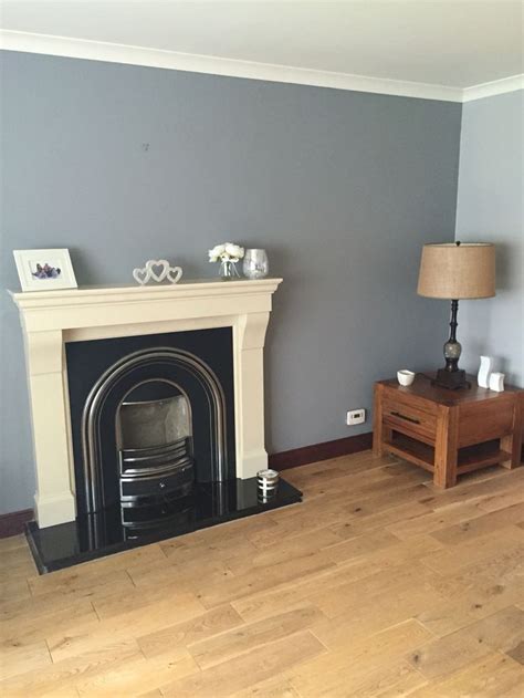 Dulux Chic Shadow With Natural Slate On Accent Wall Coastal Living