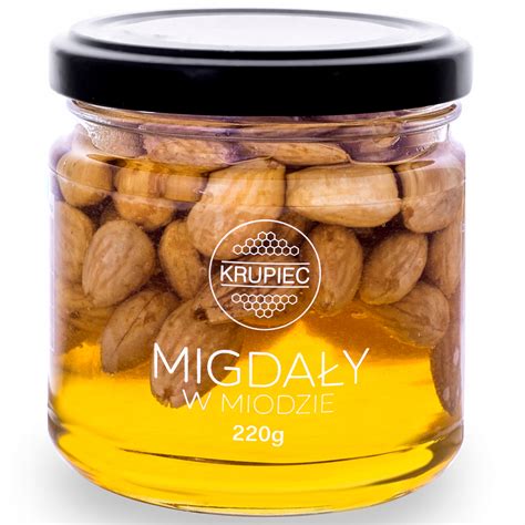 Migdały w miodzie 220g miód akacjowy KRUPIEC za 27 90 zł na Allegro pl