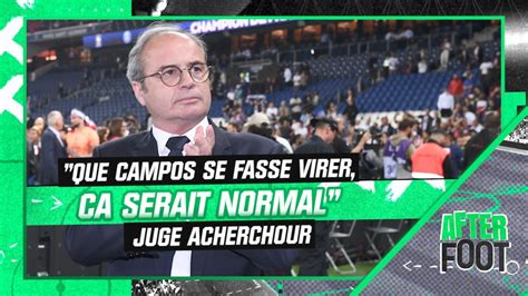 PSG Que Luis Campos se fasse virer ça serait normal juge