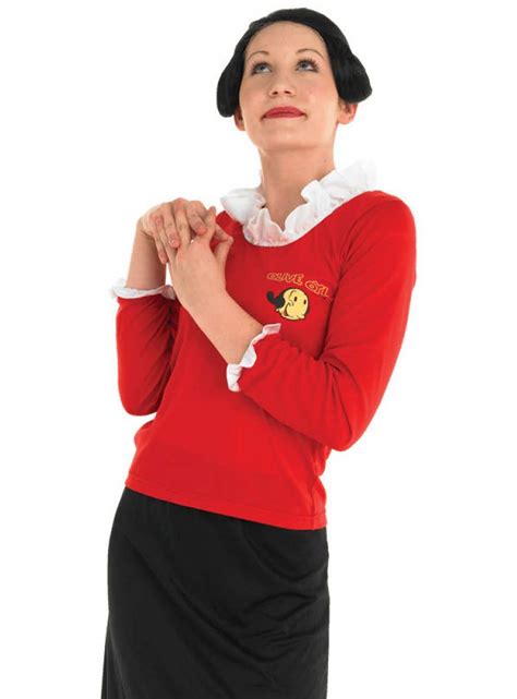 Olive Oyl Cartoon Costume For Women Womens Olive Oyl Costume