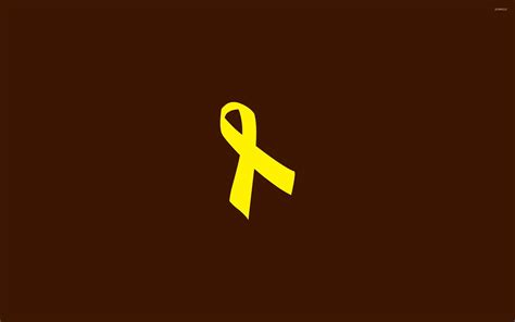 Yellow ribbon wallpaper - Minimalistic wallpapers - #43903