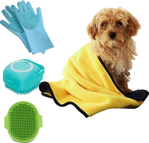 Amazon.com : Cat and Puppy Complete Bathing Kit, Water Absorbent Thick ...