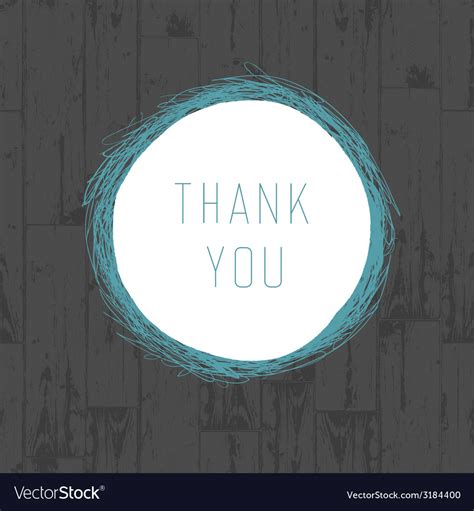 Thank you card Royalty Free Vector Image - VectorStock