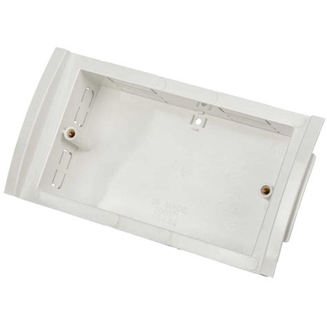 Marshall Tufflex 2 Gang 30mm Outlet Box White For Odyssey Trunking Sold In 1 S Dd1520wh Cef