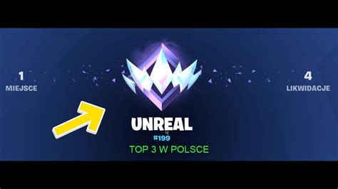 Jak WbiŁem Unreala W Nowym Seoznie Fortnite Rzemysław Youtube