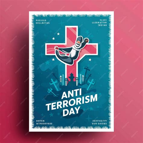 Premium Photo National Anti Terrorism Day Poster Design