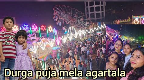 Aaj Mele Me Bahut Enjoy Kiya ☺️ Durga Puja Mela Agartala 2023