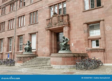 The Building of the University of Freiburg. Stock Photo - Image of ...