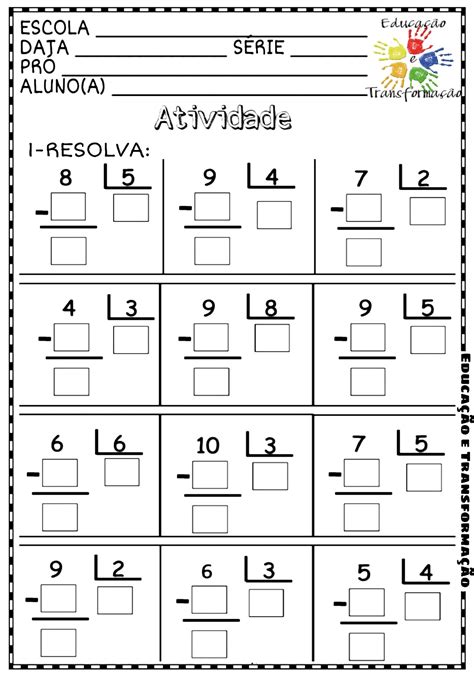 Ideias De Divisao Matematica Divisao Atividades De Matematica Images