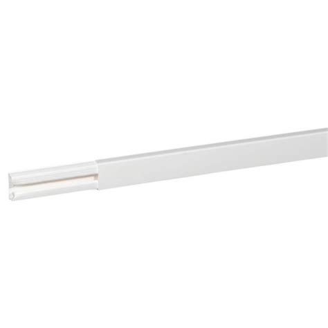 030015 Moulure DLPlus 32x12 5mm 1 Compartiment Longueur 2 1m Blanc