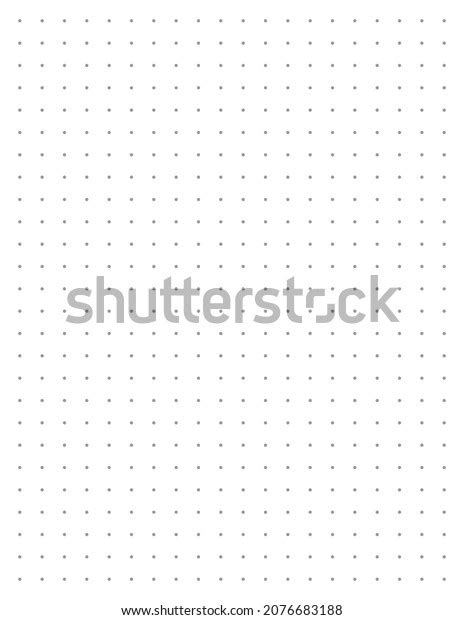 Graph Paper Printable Dotted Grid Paper Stock Vector Royalty Free 2076683188 Shutterstock