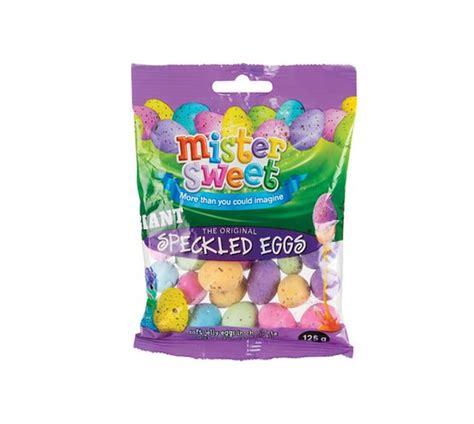 Sweet Candy Speckled Eggs Giant 125g 24 Packets Makro