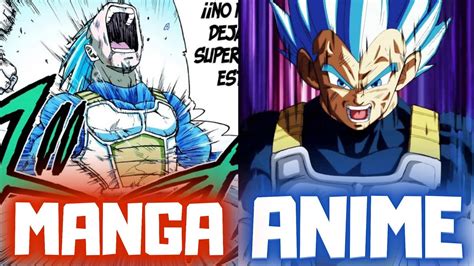 ExplicaciÓn Diferencias Vegeta Anime Y Vegeta Manga Dragon Ball Super Manga Dragon Ball