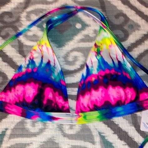 Orageous Swim Nwt Tie Dye Bikini Top Poshmark