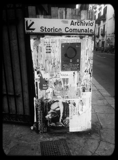 premium photo  posters  information sign  fence