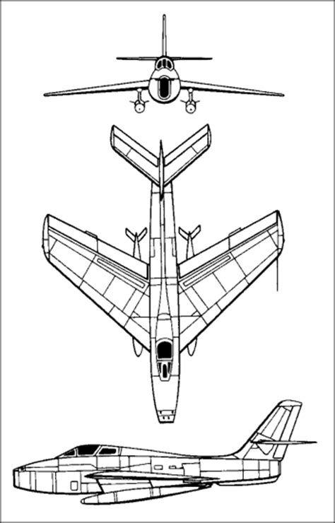 Republic F-84F Thunderstreak - fighter-bomber